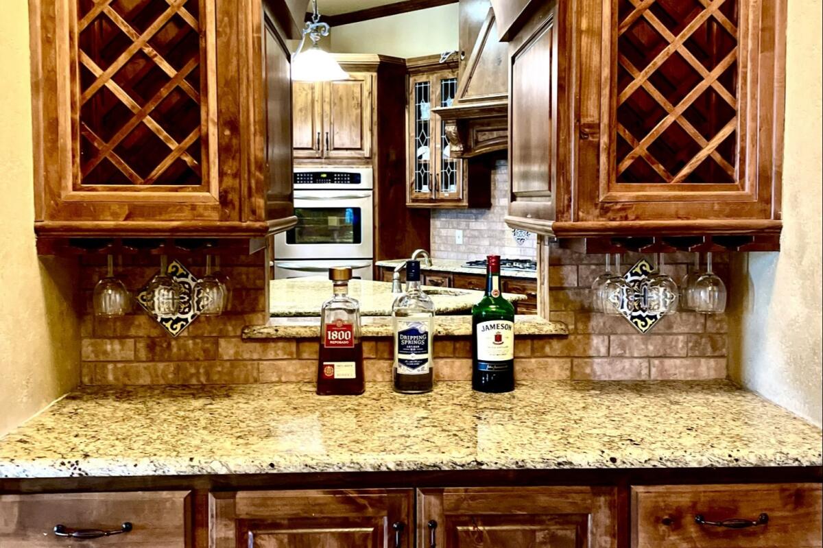 bar counter area