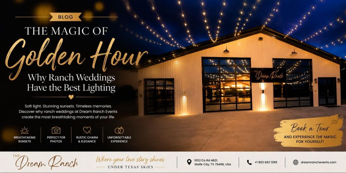 The Magic of Golden Hour | Best Wedding Venue in Dallas