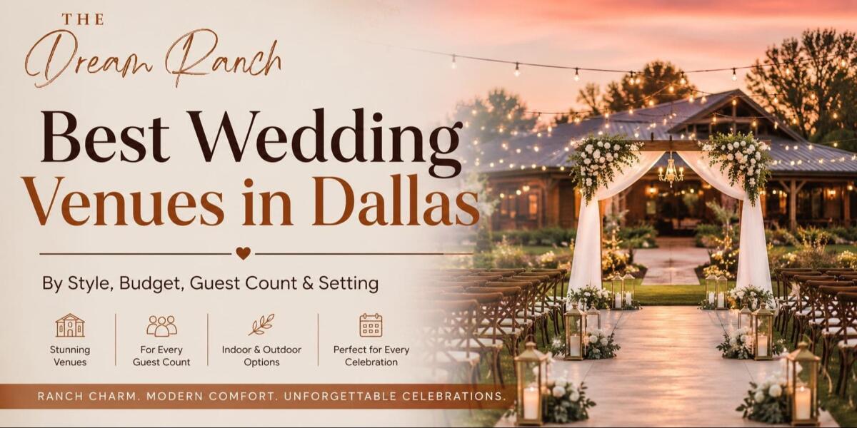 Best Wedding Venues in Dallas: By Style, Budget, Guest Count, and Setting